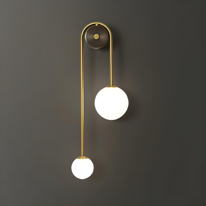 Applique Murale LED Minimaliste Nordique Décoratif et Design | Double Sphère