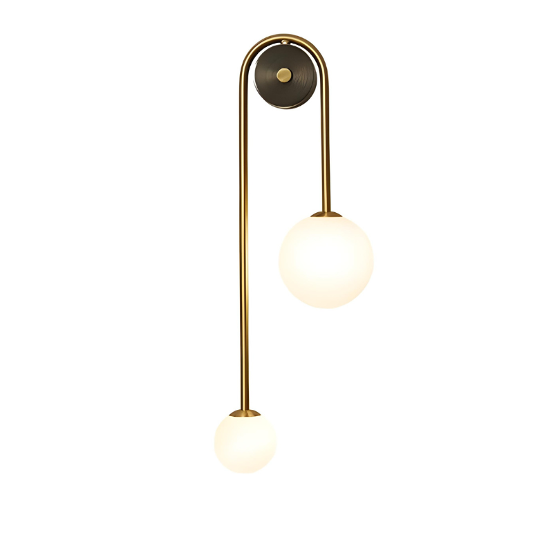 Applique Murale LED Minimaliste Nordique Décoratif et Design | Double Sphère