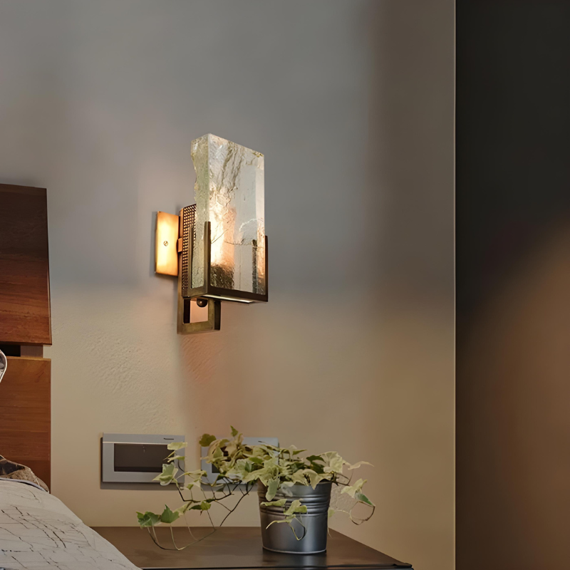 Applique Murale LED Cristal | Design de Luxe Décoratif pour Salon Moderne