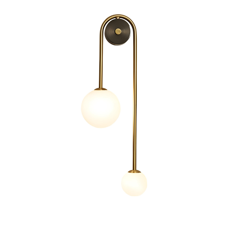 Applique Murale LED Minimaliste Nordique Décoratif et Design | Double Sphère