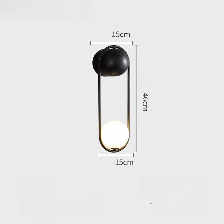 Applique Murale Led Minimaliste Moderne | Boule Suspendu