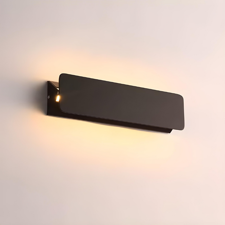 Applique Murale LED Rectangulaire Ajustable Noir