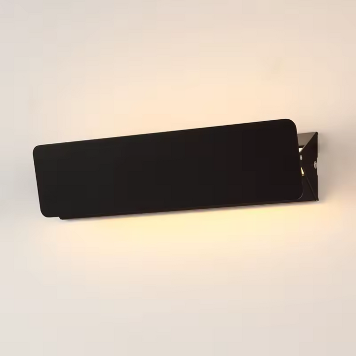 Applique Murale LED Rectangulaire Ajustable Noir
