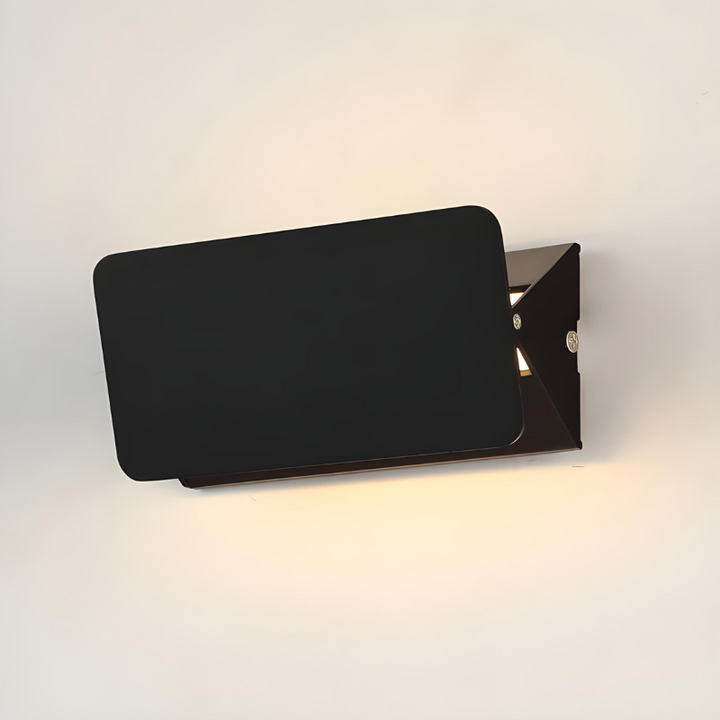 Applique Murale LED Rectangulaire Ajustable Noir