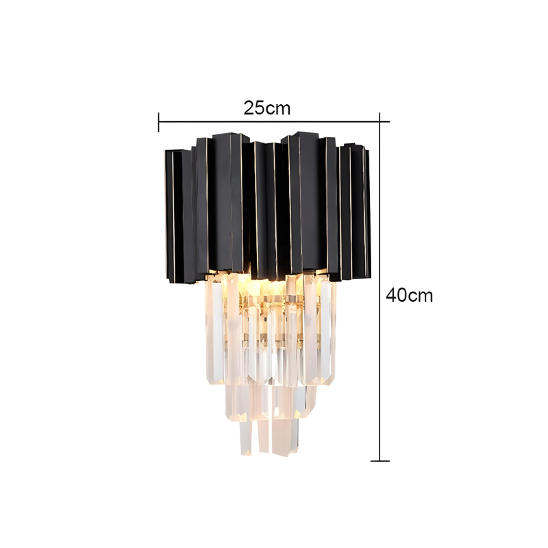 Applique Murale LED Cristal Moderne pour Salon | Design Haut de gamme