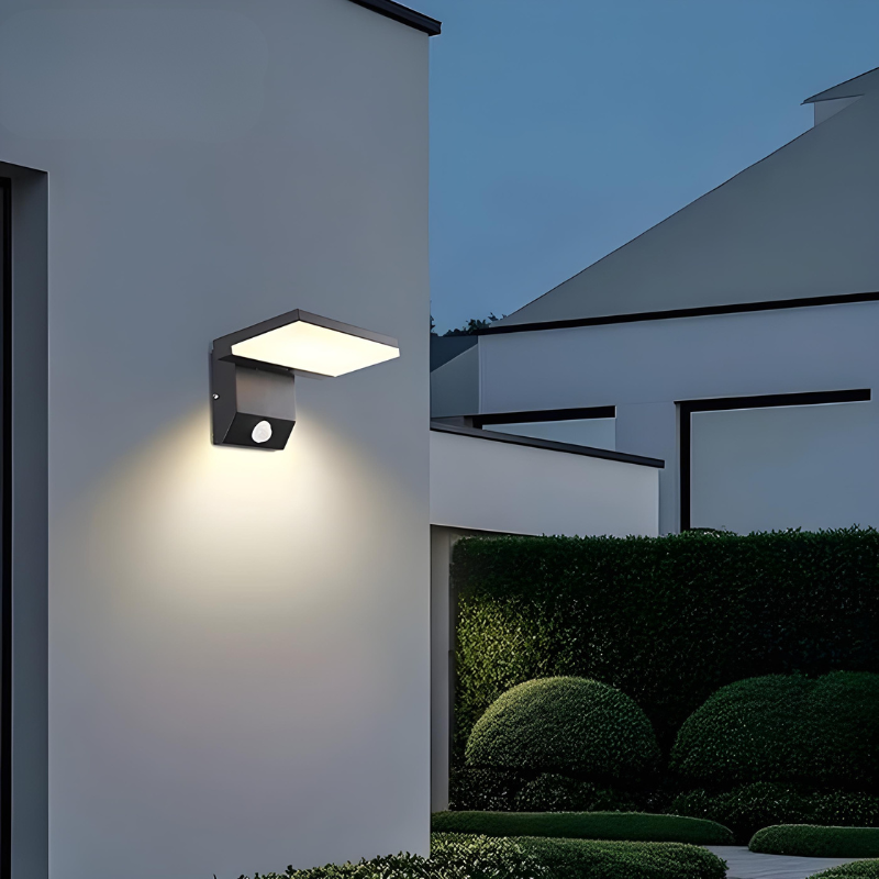 Applique Murale LED Extérieure Moderne et Minimaliste avec Détecteur de Mouvement