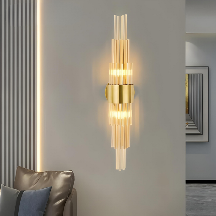 Applique Murale en Verre pour Salon Moderne | Design Luxe Élégant