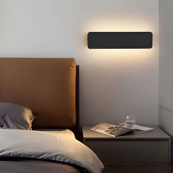 Applique Murale LED Rectangulaire Ajustable Noir