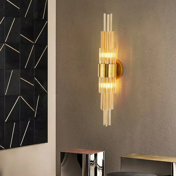 Applique Murale en Verre pour Salon Moderne | Design Luxe Élégant