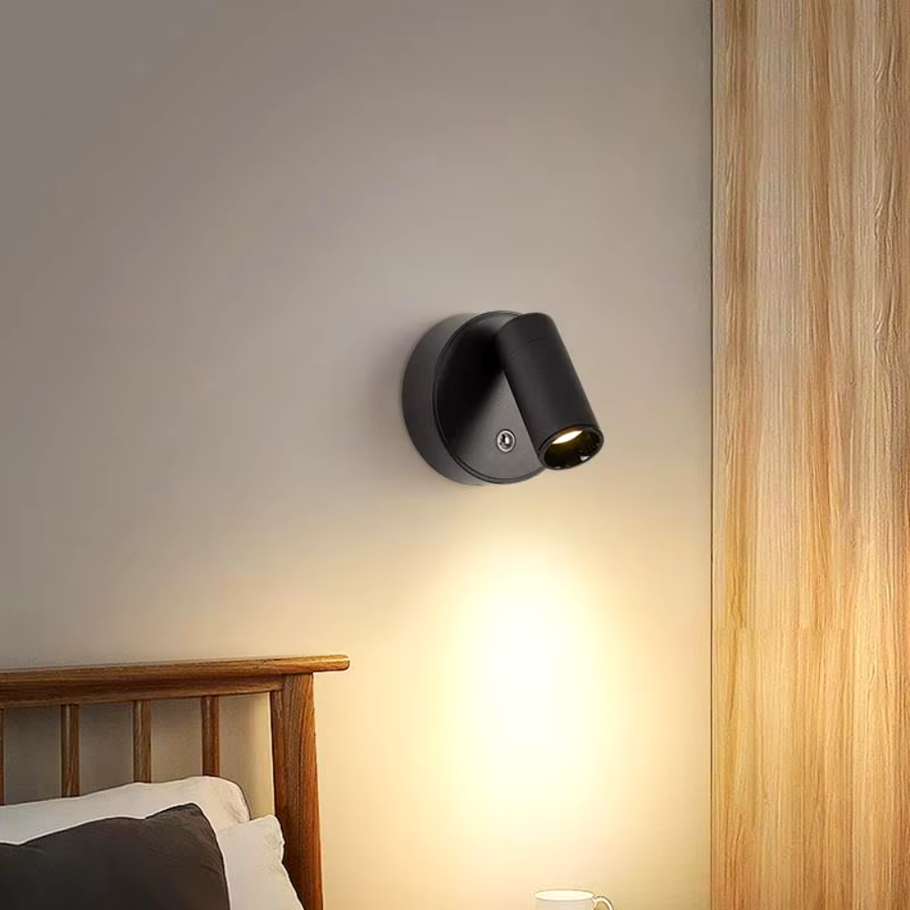 Applique Murale avec Interrupteur LED Sans Fil à Intensité Variable et Base Magnétique