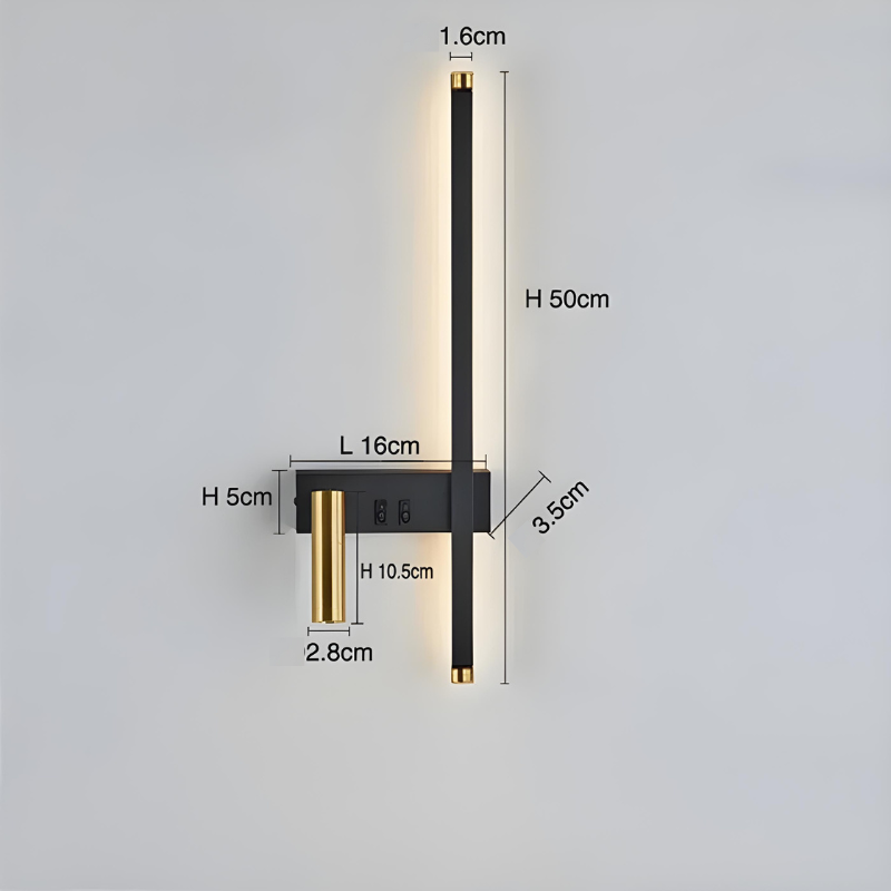 Applique Murale LED Design Nordique Moderne et Décorative