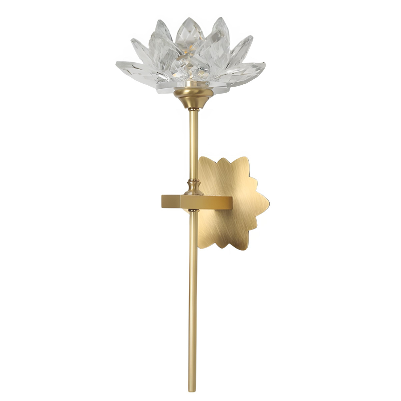 Applique Murale LED Cristal Moderne Design et Décoratif | Style Lotus