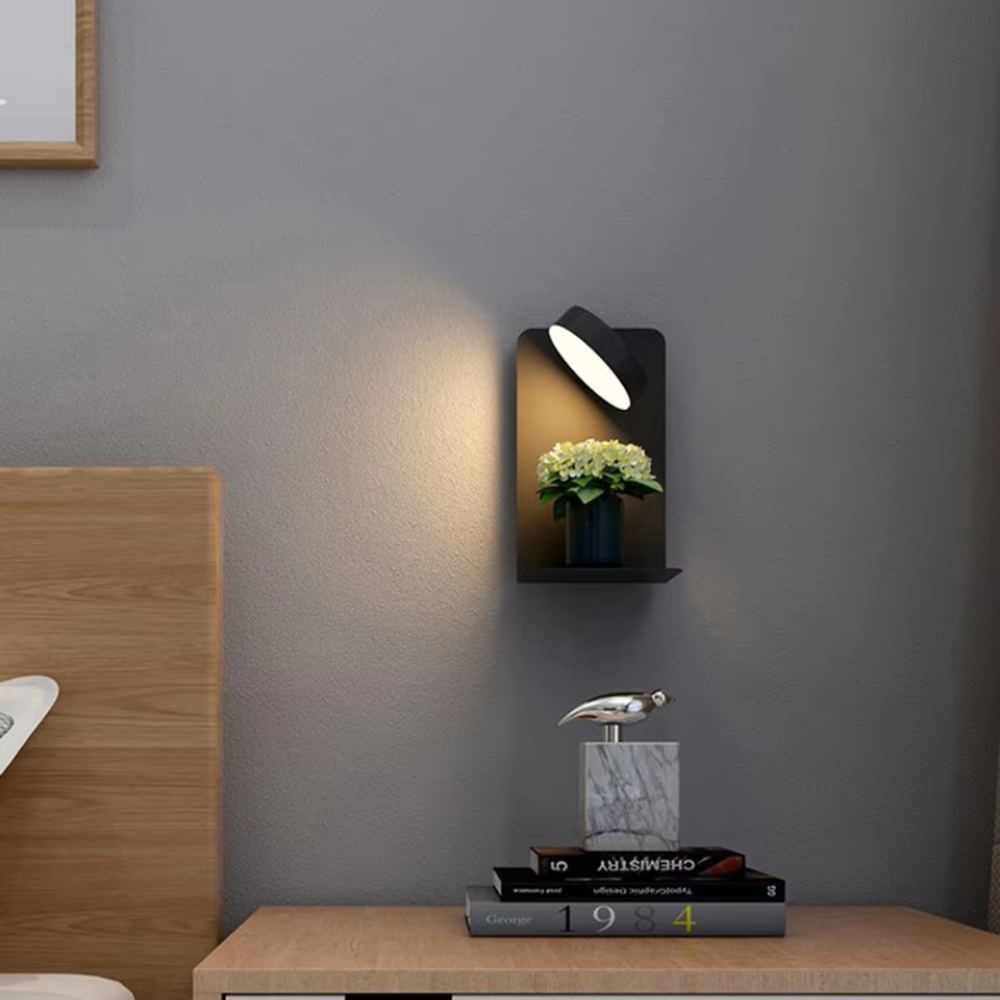 Applique Murale LED Moderne avec Port de Chargement USB