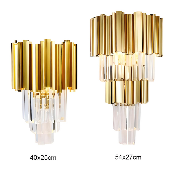 Applique Murale LED Cristal Moderne pour Salon | Design Haut de gamme