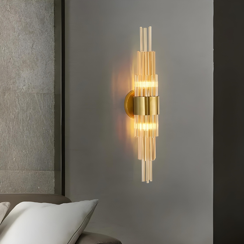 Applique Murale en Verre pour Salon Moderne | Design Luxe Élégant