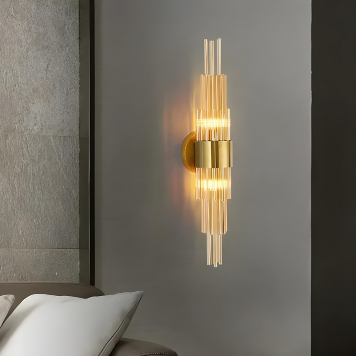 Applique Murale en Verre pour Salon Moderne | Design Luxe Élégant
