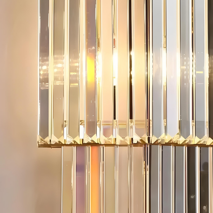 Applique Murale Cristal en Verre Haut de Gamme Moderne pour Salon | Design Hôtel de Luxe