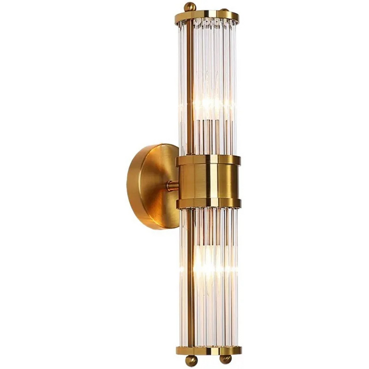 Applique LED Murale Luxe Moderne en Cristal | Design Nordique en Métal Doré