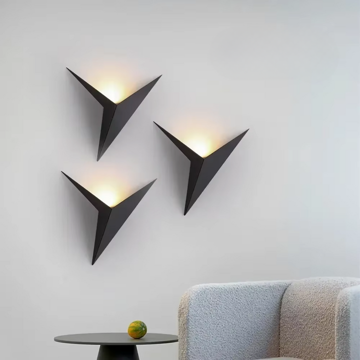 Applique Murale LED Triangulaire Nordique