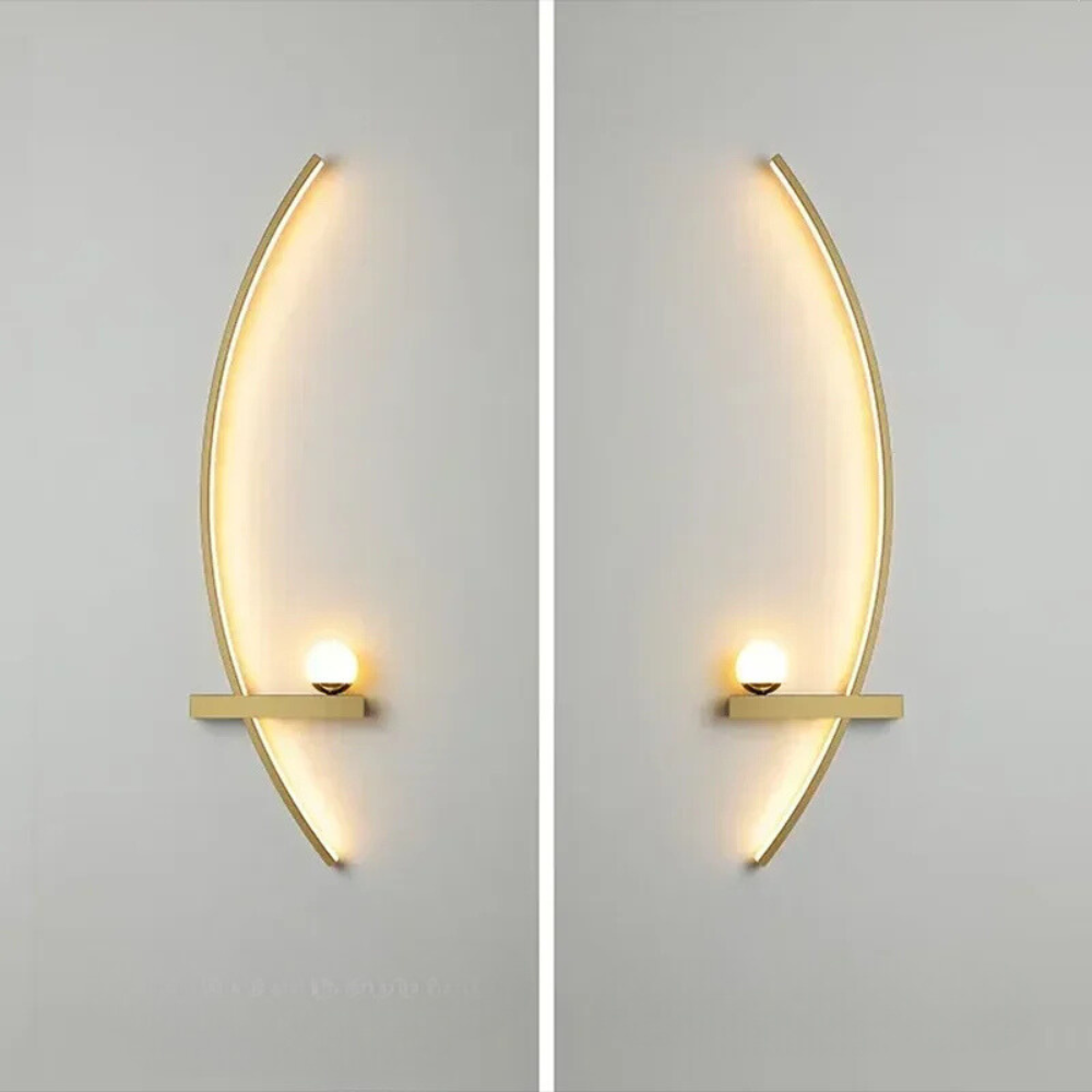 Applique Murale LED Minimaliste Moderne | Arc de Cercle