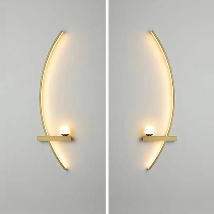 Applique Murale LED Minimaliste Moderne | Arc de Cercle