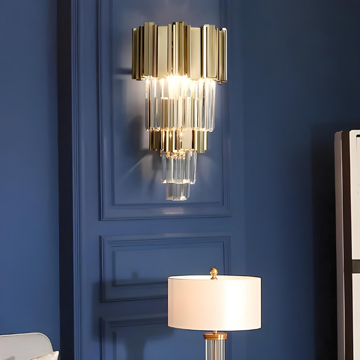 Applique Murale LED Cristal Moderne pour Salon | Design Haut de gamme