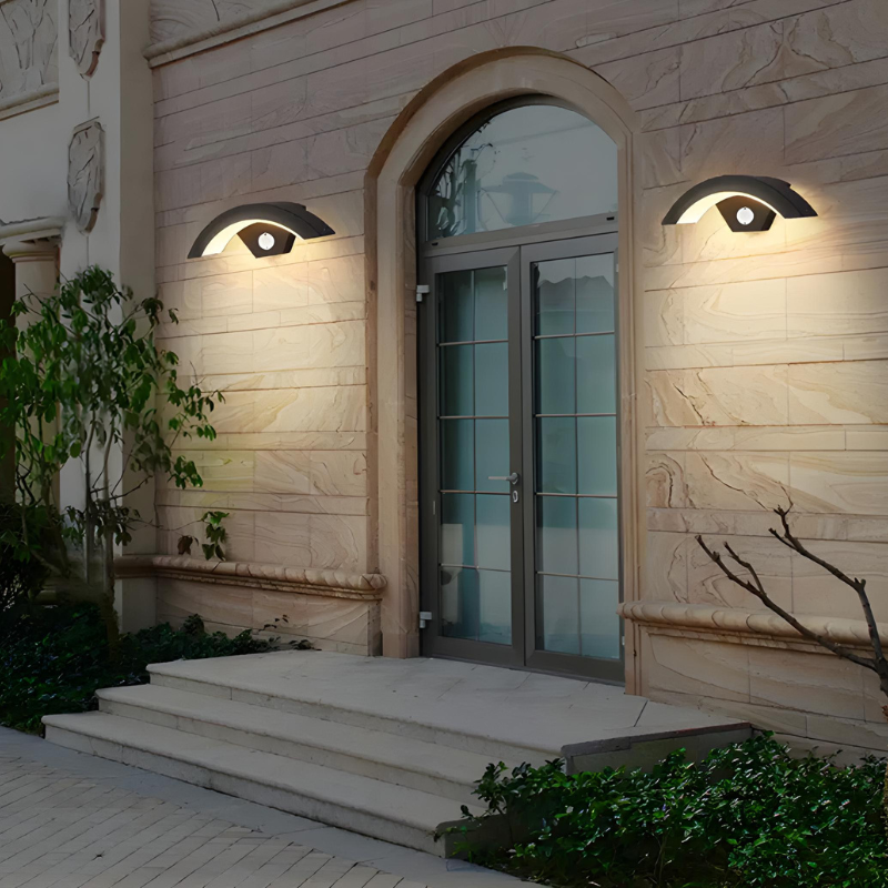 Applique Murale LED Extérieur Moderne avec Capteur