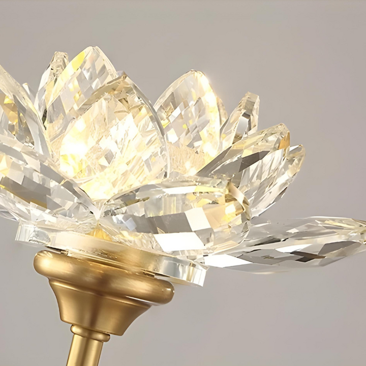 Applique Murale LED Cristal Moderne Design et Décoratif | Style Lotus