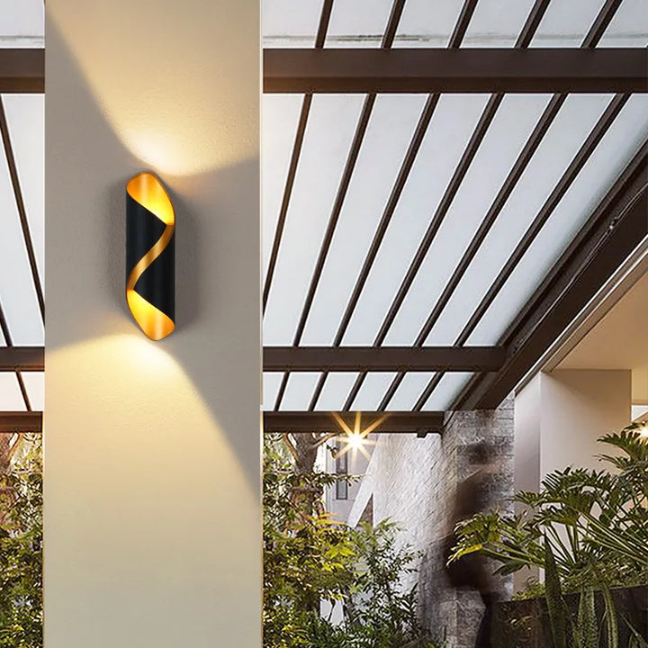 Applique Murale LED Design Nordique en Spirale