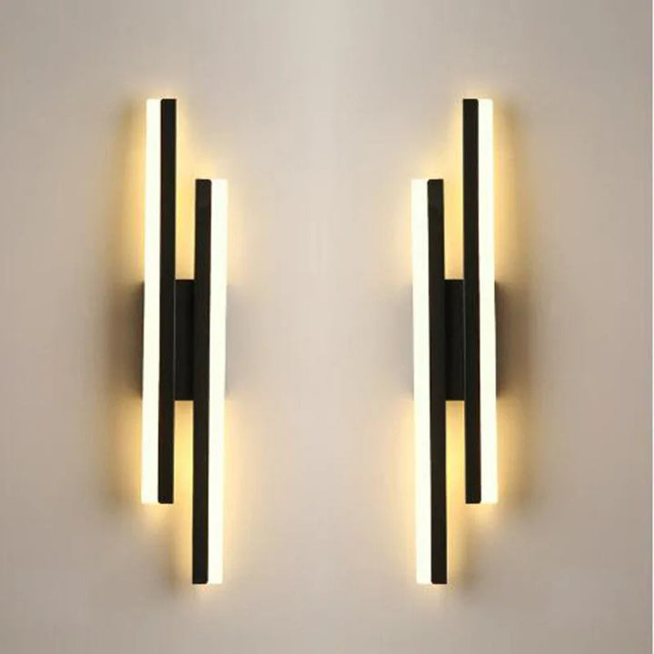 Applique murale LED design | Double barre