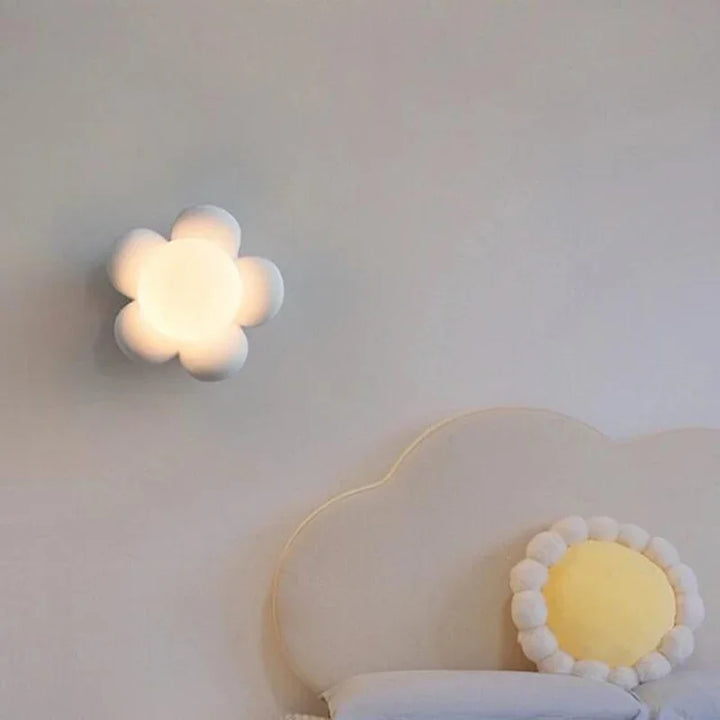 Applique Murale Chambre Enfant LED en forme de fleur