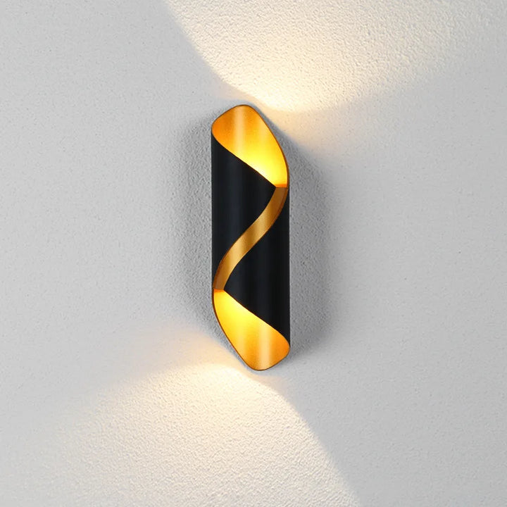 Applique Murale LED Design Nordique en Spirale