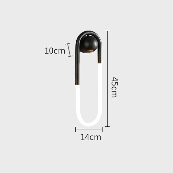 Applique Murale LED Minimaliste Nordique | Design Suspendu