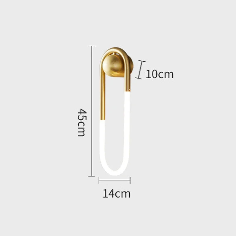 Applique Murale LED Minimaliste Nordique | Design Suspendu