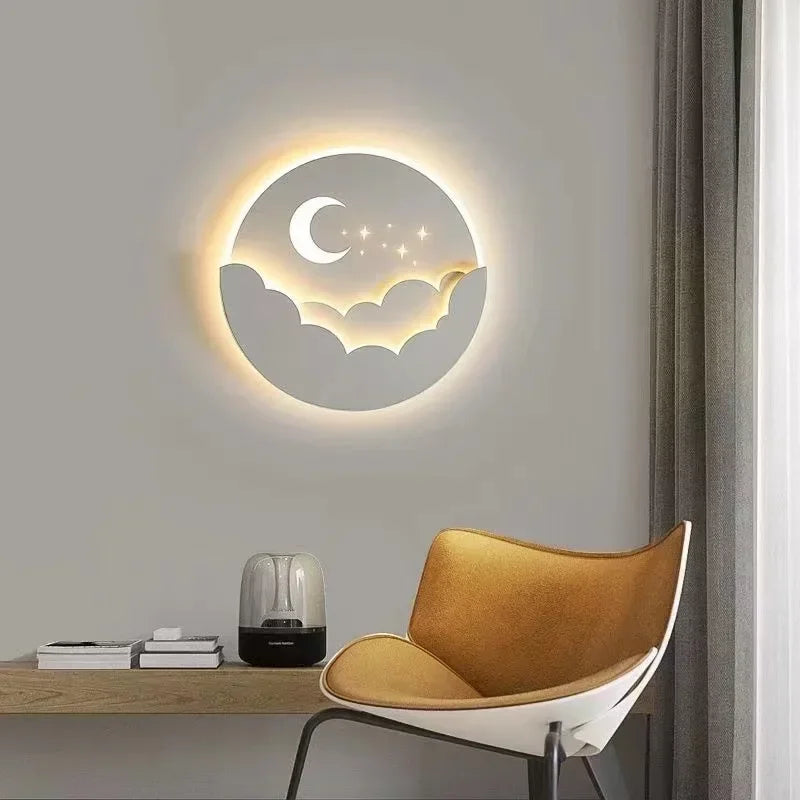 Applique Murale Chambre Moderne | Lune