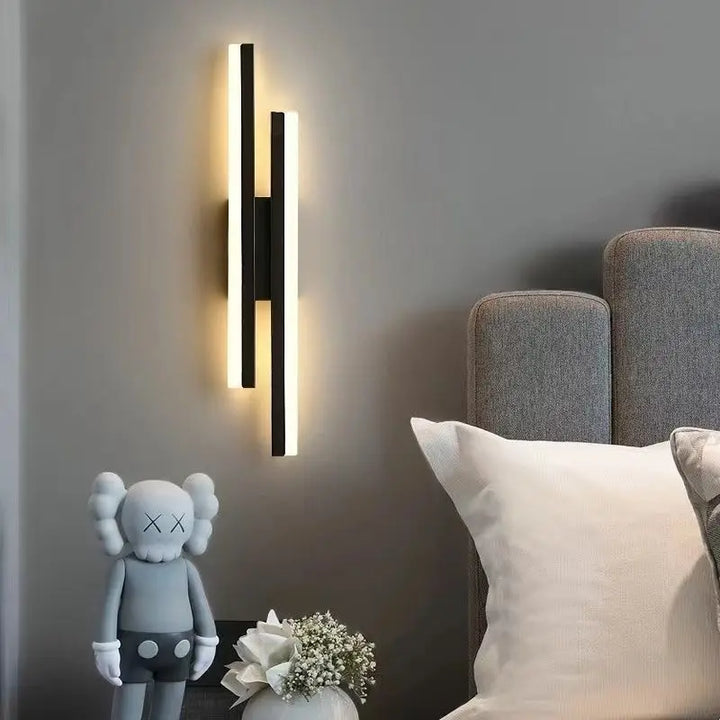 Applique murale LED design | Double barre