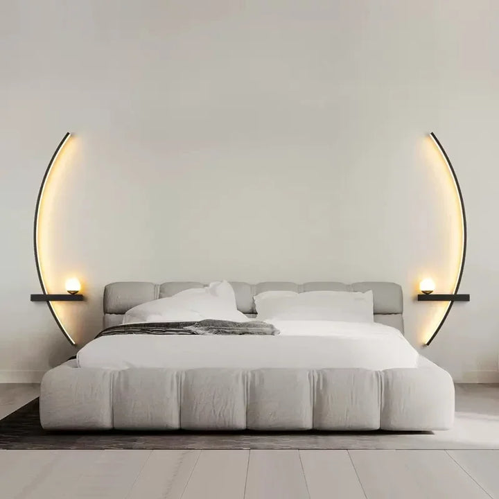 Applique Murale LED Minimaliste Moderne | Arc de Cercle