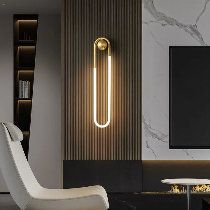 Applique Murale LED Minimaliste Nordique | Design Allongé Suspendu